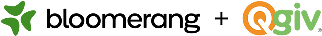bloomerangand qgiv – Logo